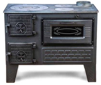 Отопительно-варочная печь МастерПечь ПВ-04 с духовым шкафом, 7,5 кВт в Москве