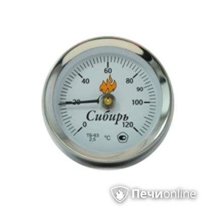Комплектующие для печей и котлов Биметалический термометр ТБП-63 в Москве