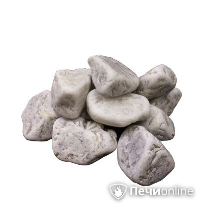 Камни для бани Огненный камень Кварц шлифованный отборный 10 кг ведро в Москве